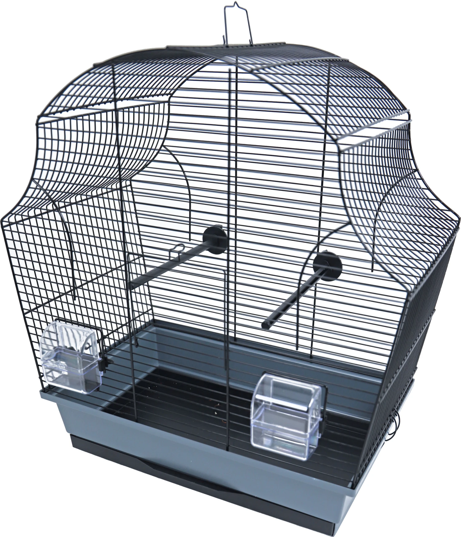Interzoo Interzoo Vogelkooi Margot 2, Zwart/grijs. 1 Interzoo Interzoo Vogelkooi Margot 2, Zwart/grijs.
