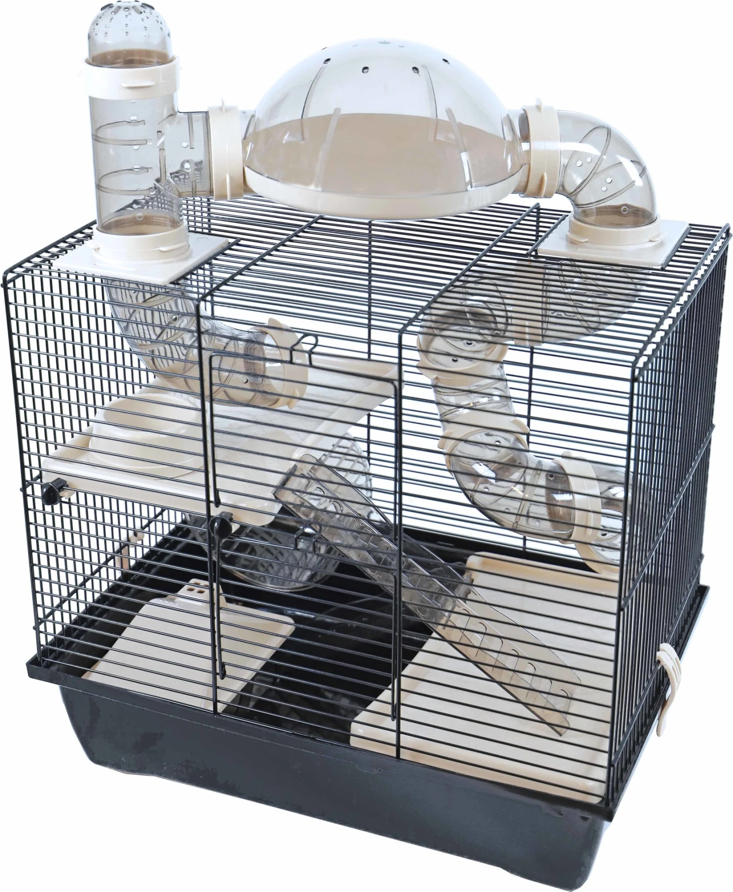 Interzoo Interzoo Hamsterkooi Rocky Plus, Zwart/zwart. 5 Interzoo Interzoo Hamsterkooi Rocky Plus, Zwart/zwart. - Afbeelding 5