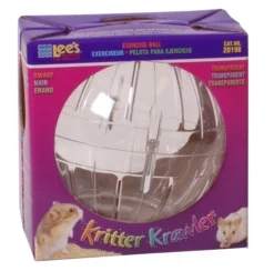 Lee's Lee's Dwerghamsterbal Plastic Transparant Mini, Ø 12 Cm.