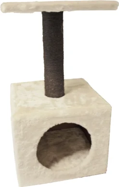 Klimmeubel Diabolo Duo Ivoor/bruin, 57 Cm. -Huisdierproducten image 4467