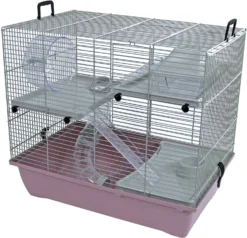 Interzoo Interzoo Hamsterkooi Pinky 3, Pastel Roze.