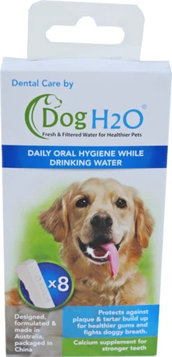 Cat H2O En Dog H2O Dental Care Tabletten Voor Waterbak, Pak A 8 Stuks. -Huisdierproducten image 4504