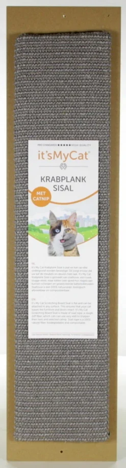 It's My Cat It's My Cat Krabplank Jumbo Grijs 1 St. 70x16 Cm. -Huisdierproducten image 4610