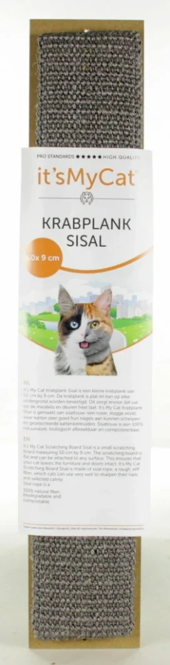 It's My Cat It's My Cat Krabplank Sisal Grijs 1 St. 50x9 Cm. -Huisdierproducten image 4798