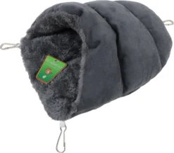 Boon Knaagdier Slaapzak Pluche Grijs, 25 Cm.