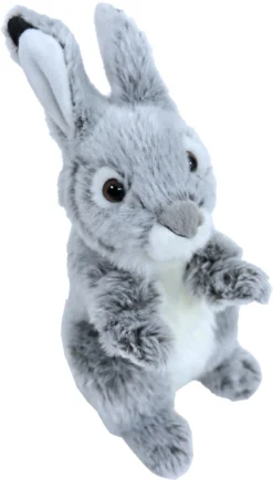 Boony "Natural Decoration" Boony Natural Decoration Konijn Pluche Zittend Grijs, 22 Cm.