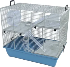 Interzoo Interzoo Hamsterkooi Pinky 3, Pastel Blauw.