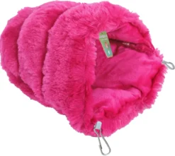 Boon Knaagdier Slaapzak Pluche Roze, 25 Cm. -Huisdierproducten image 4919