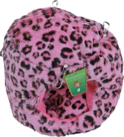 Pluche Knaagdierhuis Ronde Ton, Ø 18 Cm. -Huisdierproducten image 4954