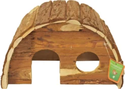 Boon Knaagdierhuis Halfrond Natural M, 25 Cm. -Huisdierproducten image 4959