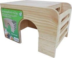 Boon Knaagdiervilla Hout Met Groenvoerruif, Large. -Huisdierproducten image 4976