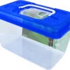 Boon Boon Aquarium Plastic Met Blauwe Deksel, 3,8 Liter.