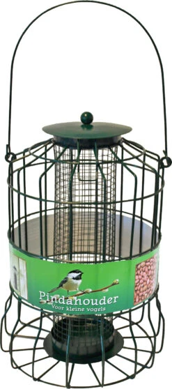 Boon Pindahouder Metaal Voor Kleine Vogels Groen, 24x Ø 17 Cm.