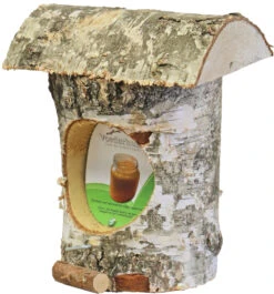 Pindakaaspot Houder Berken, Berken Dak. -Huisdierproducten image 6139