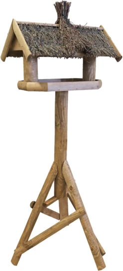 Voederhuis Bruin Stulp Met Tenen Dak. -Huisdierproducten image 6195