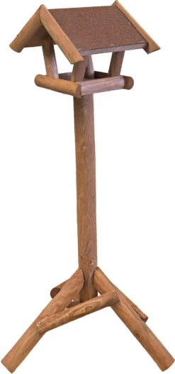 Voederhuis Bruin Mini Met Dakleer Dak. -Huisdierproducten image 6225