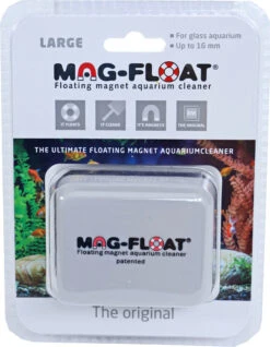 Mag Float Mag-Float Algenmagneet Drijvend Vierkant, Voor Glas Van Maximaal 20 Mm Dik.