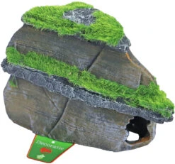 Boon Aqua Deco Boon Aqua Deco Ornament Rots Met Lagen En Mos, 17x9 Cm.