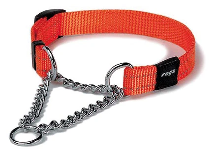 Rogz Beltz Utility Control Chain Halsband M Oranje 1 St. Medium 1 Rogz Beltz Utility Control Chain Halsband M Oranje 1 St. Medium