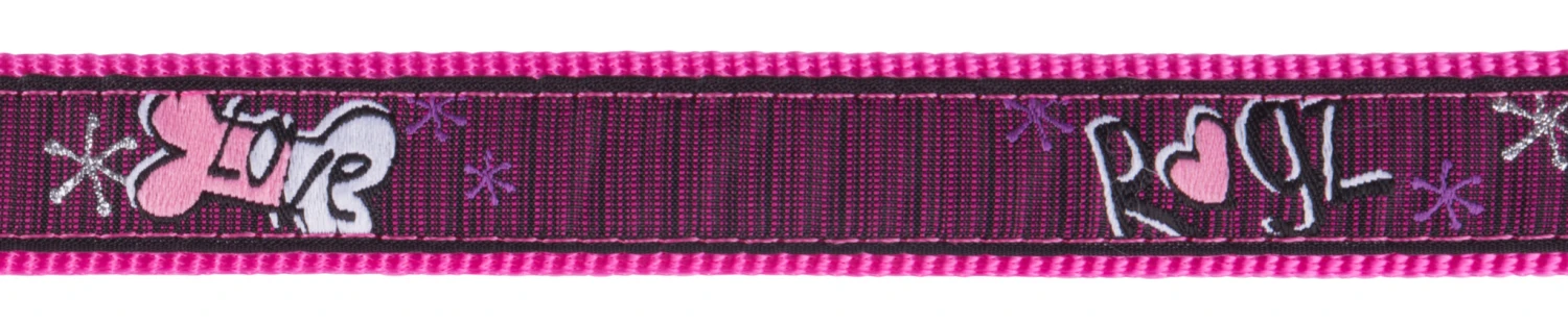 Rogz Beltz Fancy Dress Slipband L Pink Love 1 St. Large 6 Rogz Beltz Fancy Dress Slipband L Pink Love 1 St. Large - Afbeelding 6