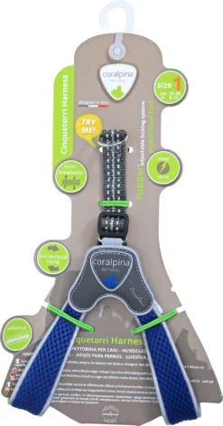 Coralpina Coralpina Harness Cinquetorri Blauw, Maat 1. C100BE010 -Huisdierproducten image 774