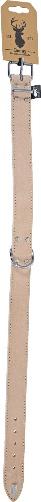 Boony "Est 1941" Boony 'Est 1941' Halsband Leder 20 Mm/50 Cm, Sand.