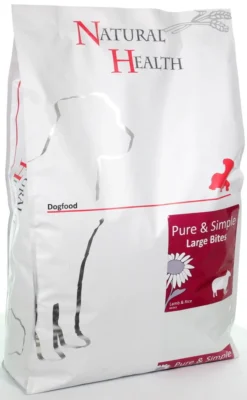Natural Health Droogvoer NH Dog Lamb & Rice Adult Large 7,5 Kg. Large Bite -Huisdierproducten image 970